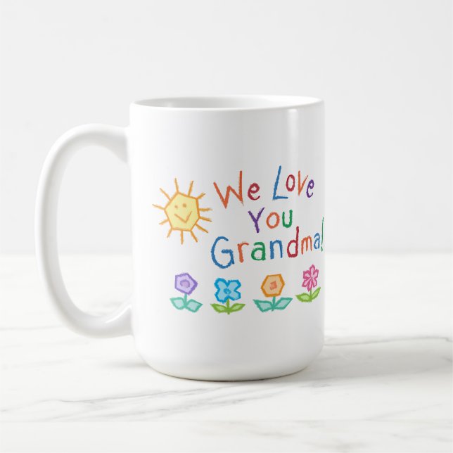 Wir Liebe Sie Oma Classic Tasse (Links)