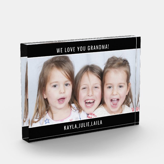 Wir Liebe Sie Oma Family Foto (Links)