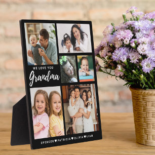 Wir Liebe Sie Oma Grandkids 6 FotoCollage Fotoplatte