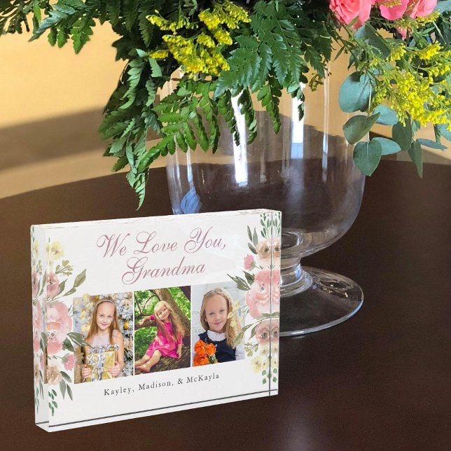 Wir Liebe Sie Oma Hübschen Muttertag Fotoblock (Von Creator hochgeladen)