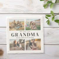 Wir Liebe Sie Oma Personalisiert 4 FotoCollage