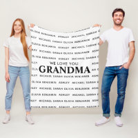Wir Liebe Sie Oma Personalisiert Kids Namen