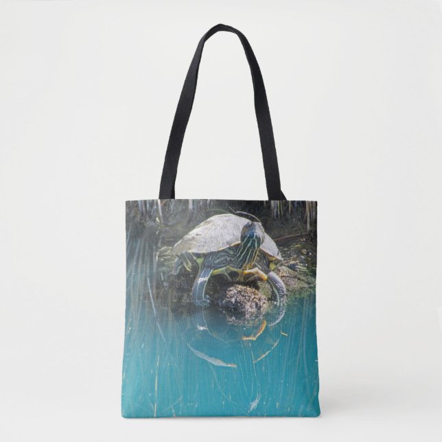 Wir Liebe Sie Oma Wassertier Entspannte Schildkröt Tasche (Vorderseite)