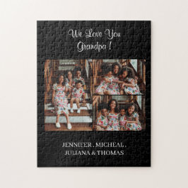 Wir Liebe Sie Opa Custom Foto Collage Script