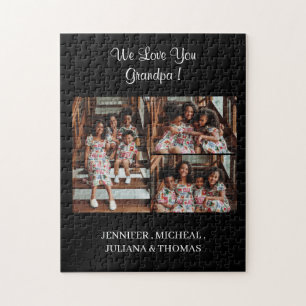 Wir Liebe Sie Opa Custom Foto Collage Script