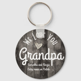Wir Liebe Sie Opa-Individuelle Name Schlüsselanhänger