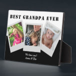 Wir Liebe Sie Opa Personalisierte FotoCollage Fotoplatte<br><div class="desc">Wir Liebe Sie Opa Personalisierte FotoCollage</div>