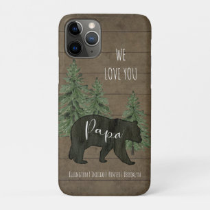 Wir Liebe Sie Papa Bärenwald Personalisiert Case-Mate iPhone Hülle