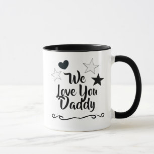 Wir Liebe Sie Papa, Personalisierte Kindernamen Tasse