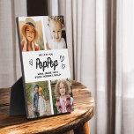 Wir Liebe Sie PopPop Opa FotoCollage Fotoplatte<br><div class="desc">Die PopPop We Liebe You Heart Modern Foto Collage Plaque ist ein berührendes und personalisiertes Geschenk, das Ihre Liebe für Ihren Großvater präsentiert. Diese hübsch gestaltete Gedenktafel besticht durch eine herzförmige Collage aus Foto, mit der Sie Ihre Lieblingsfamilienfotos in einem modernen und stilvollen Layout hinzufügen können. Die herzliche Nachricht "Wir...</div>