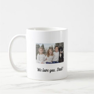 Wir Liebe Sie Vater Custom Foto Collage einfach mo Kaffeetasse