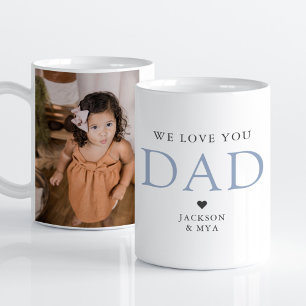 Wir Liebe Sie Vater Elegantes Foto Tasse