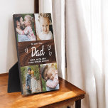 Wir Liebe Sie Vater rustikale Holzfotografie Colla Fotoplatte<br><div class="desc">Der Vater We Liebe You Heart Modern Foto Collage Plaque ist ein berührendes und personalisiertes Geschenk, das Ihre Liebe für Ihren Vater zeigt. Diese hübsch gestaltete Gedenktafel besticht durch eine herzförmige Collage aus Foto, mit der Sie Ihre Lieblingsfamilienfotos in einem modernen und stilvollen Layout hinzufügen können. Die herzliche "Wir Liebe...</div>