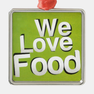 Wir Liebe Silbernes Ornament
