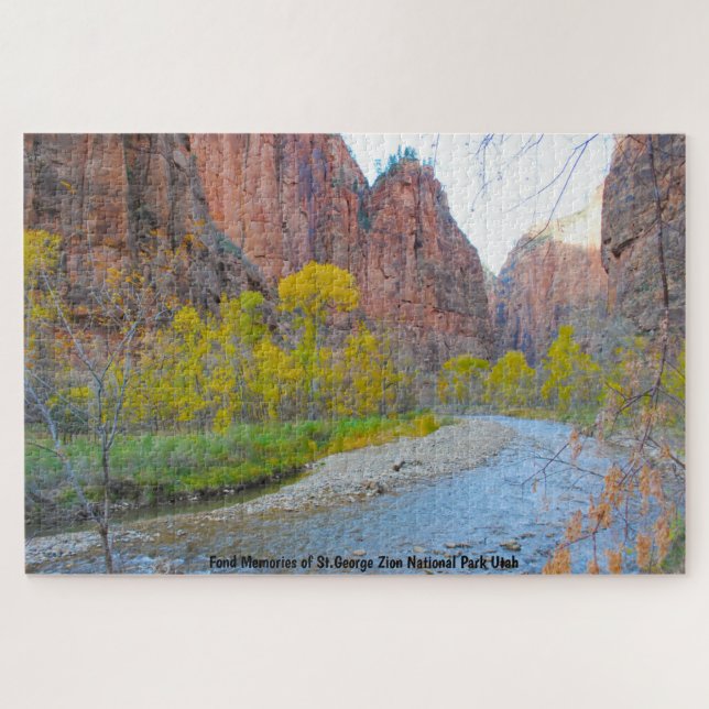 Wir Liebe St. George Zion Nationalpark Utah Jigsaw (Horizontal)