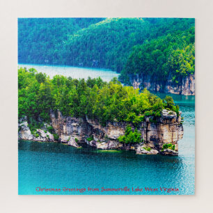 Wir Liebe Summerville Lake West Virginia. Jigsaw P