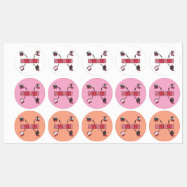 Wir Liebe Sushi - Sushi Liebe - ASL ILY Obsession Etiketten