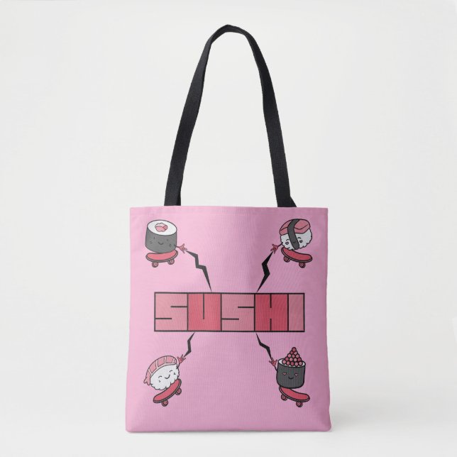 Wir Liebe Sushi - Sushi Liebe - ASL ILY Obsession Tasche (Vorderseite)