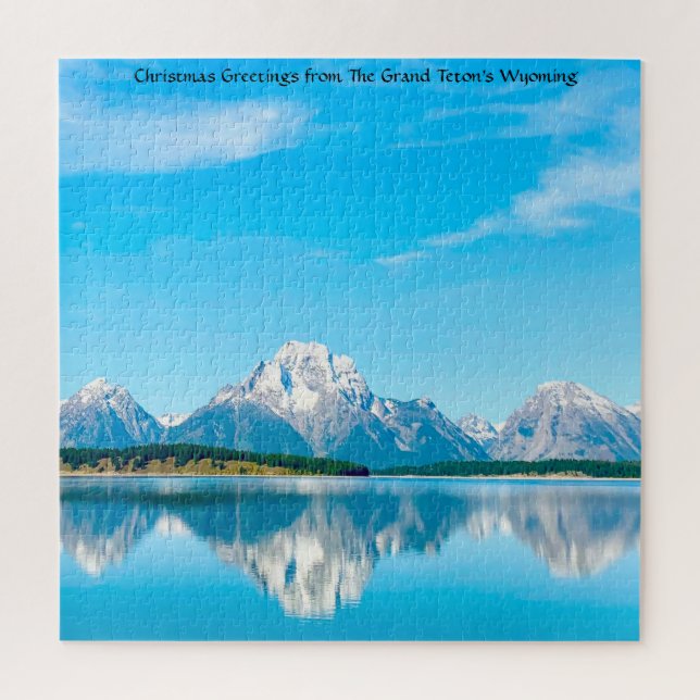 Wir Liebe The Grand Teton's Wyoming. Jigsaw Puzzle (Vertikal)