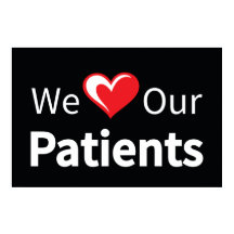 Wir Liebe unser Patientenplakat