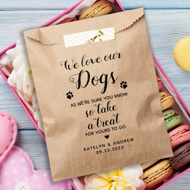 Wir Liebe unsere Hunde Biscuit Bar Hund Leckerei H Geschenktütchen (Von Creator hochgeladen)