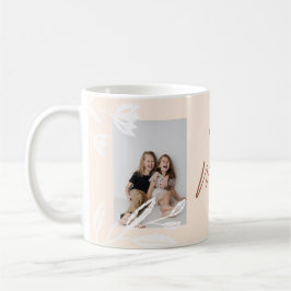 Wir Liebe unsere Mimi Foto Naturfarben und Blumen Kaffeetasse