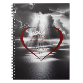 Wir Liebe wegen Notebook Notizblock