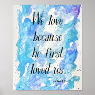 Wir Liebe, weil er uns zum ersten Mal geliebt hat  Poster