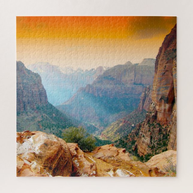 Wir Liebe Zion Park Utah Jigsaw Puzzle (Vertikal)