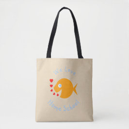 Wir Liebe Zuhause School Niedlich Homeschoolen Tasche