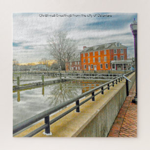 Wir lieben das Stadtpuzzle von Delaware