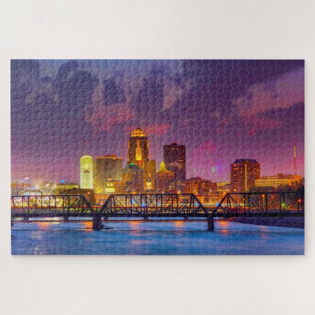 Wir lieben Des Moines Iowa. (Horizontal)