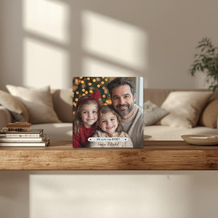 Wir lieben dich, Daddy, zum Vatertag Fotoplatte