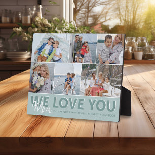 'Wir lieben Dich' Foto-Collage für Mama   Personal Fotoplatte