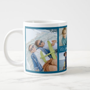 Wir lieben dich, Grampa Großvater 6 Foto Jumbo-Tasse