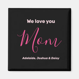 Wir lieben dich Mama Nk Minimalist Magnet