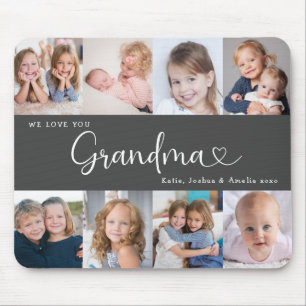 Wir lieben dich Oma Skript 8 Foto Modern Mousepad