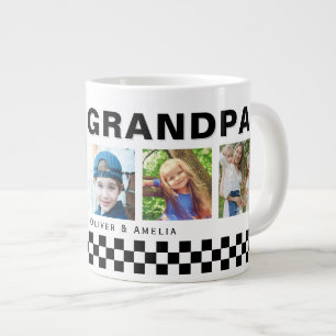 Wir lieben dich Opa 5 Fotos Andenken Jumbo-Tasse