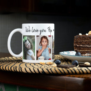 Wir lieben dich Opa Enkelkinder Namen 5 Foto  Kaffeetasse