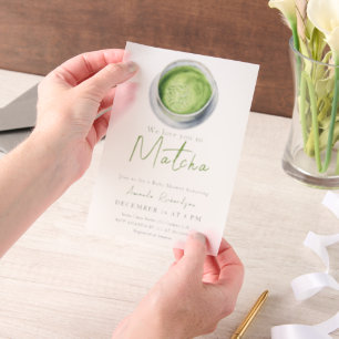 Wir lieben dich so Matcha Baby Shower