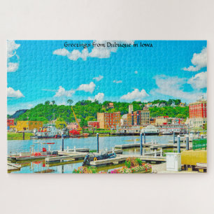 Wir lieben Dubuque in Iowa. Puzzle