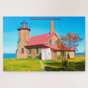 Wir lieben Sand Island Wisconsin. Puzzle