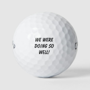 'Wir liefen doch so gut!' Lustiger Turnier-Gag  Golfball