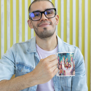 Wir loben das Abstrakte Kaffeetasse