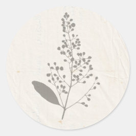 WIR MACHEN Blume Shabby Garden Chic Programm Runder Aufkleber