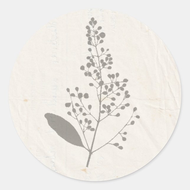 WIR MACHEN Blume Shabby Garden Chic Programm Runder Aufkleber (Vorderseite)