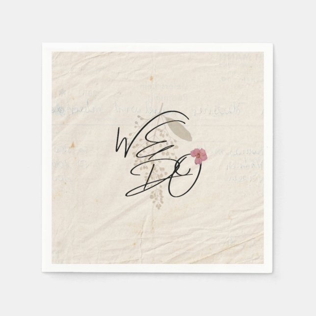 WIR MACHEN Blume Shabby Garden Chic Programm Serviette (Vorderseite)