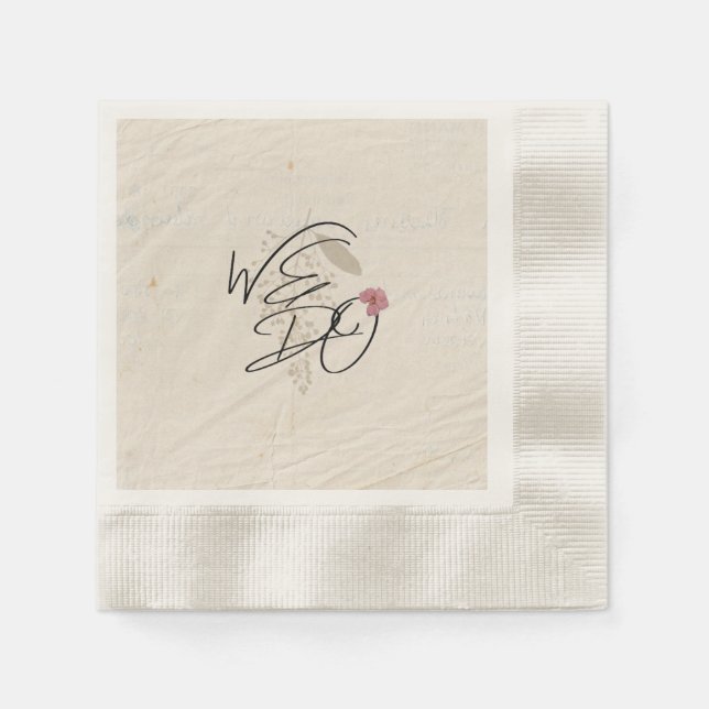 WIR MACHEN Blume Shabby Garden Chic Programm Serviette (Vorderseite)