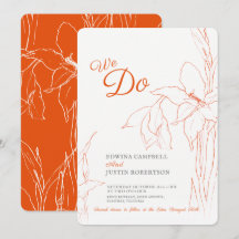 Wir machen Botanica gladiolus line art orange