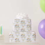 Wir machen Champagnerturm Black and Gold Wedding Geschenkpapier<br><div class="desc">Hochzeitspapier "Wir tun". Champagnerturm.</div>